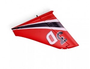 Freewing Ares 3D Red 90mm EDF Jet Rudder Part   